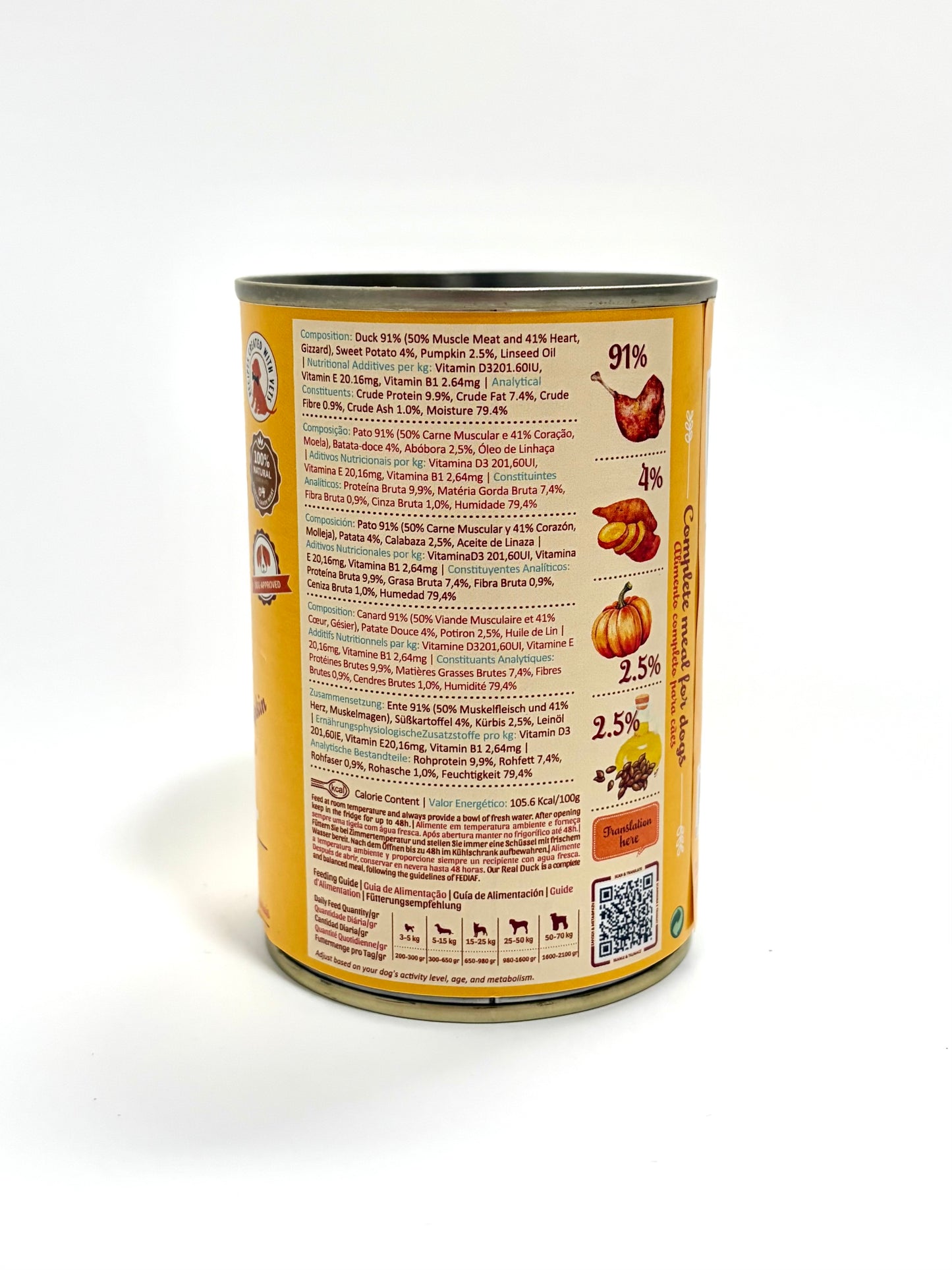 Pâtée au canard (91%)